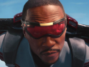 Sam Wilson (Anthony Mackie) takes to the skies in The Falcon and the Winter Soldier Season 1 Episode 1 "New World Order" (2021), Marvel Entertainment