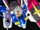 Kira Yamamoto (Soichiro Hoshi) launches his final assault in Mobile Suit Gundam SEED Destiny Episode 50 "The Final Power" (2005), Sunrise