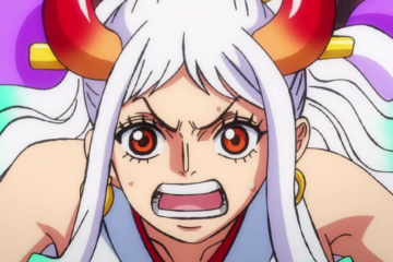 Yamato (Saori Hayami) finds herself lost in One Piece Episode 1003 "Tragic Sword! The Red Scabbards vs. Kaido Again" (2022), Toei Animation