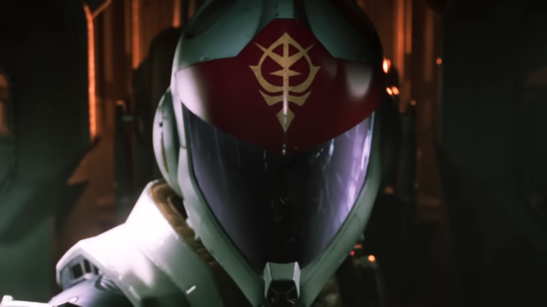 A Zeon soldier prepares for battle in the first teaser for Mobile Suit Gundam: Requiem for Vengeance