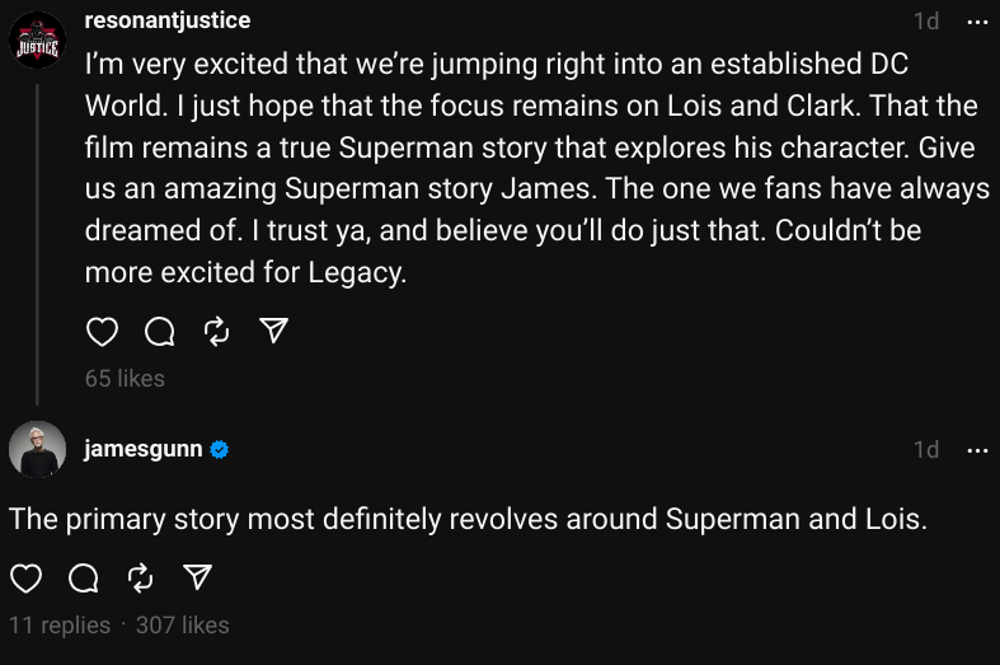 Screenshot -James Gunn - Superman and Lois