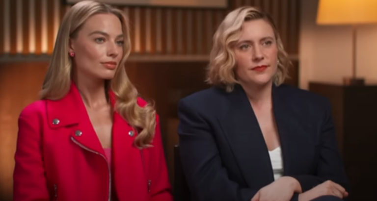 Margot Robbie and Greta Gerwig via ABC News In-depth YouTube