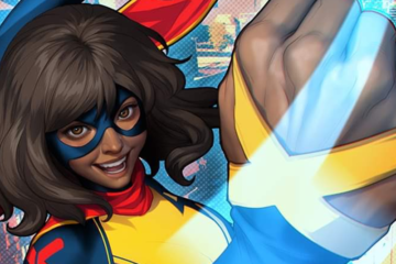 Ms. Marvel rocks her new X-uniform on Stanley "Artgerm" Lau's variant cover to Ms. Marvel: The New Mutant Vol. 1 #1 (2023), Marvel Comics