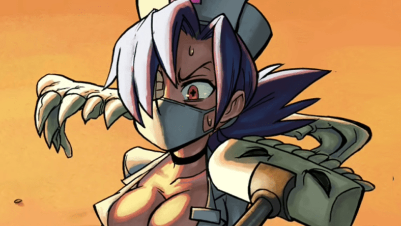 Marie takes Valentine by surprise in Skullgirls: 2nd Encore (2013), Autumn Games