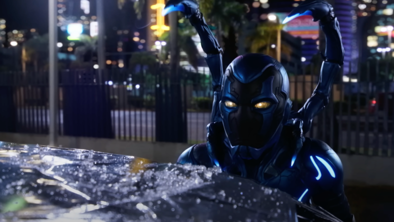 Xolo Maridueña as Blue Beetle in Blue Beetle (2023), Warner Bros. Pictures