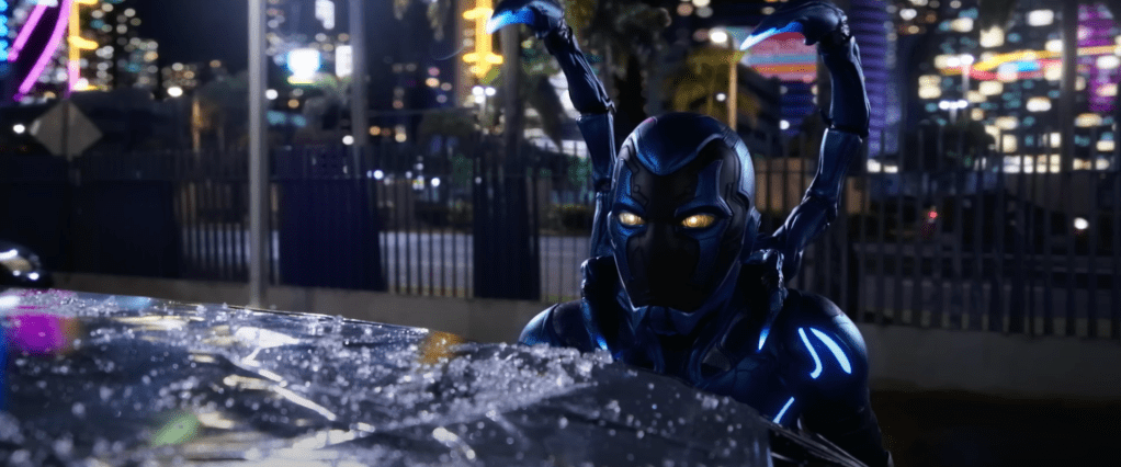 Xolo Maridueña as Blue Beetle in Blue Beetle (2023), Warner Bros. Pictures
