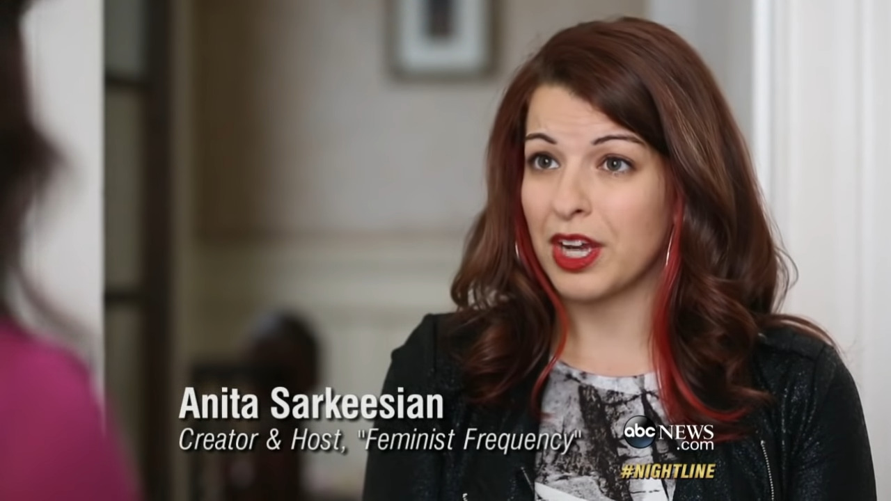 Anita Sarkeesian é entrevistada pela ABC News para o segmento “What It Feels Like to Be a Gamergate Target” (2017), Disney