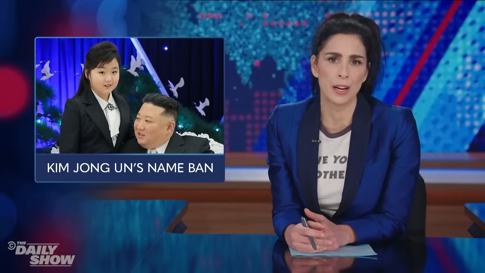Sarah Silverman fills in as a guest-host for The Daily Show