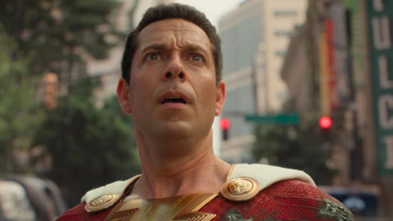 Shazam (Zachary Levi) prepares to face his greatest challenge yet in Shazam! Fury of the Gods (2023), Warner Bros. Pictures