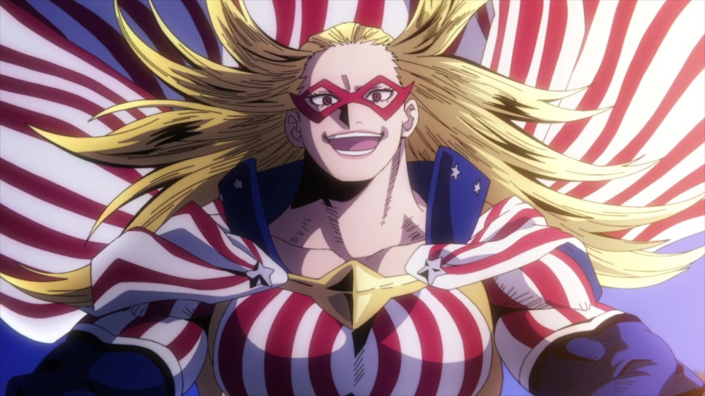 Star and Stripe (Romi Park) makes her anime debut in My Hero Academia Season 6 Episode 25 "No Man Is an Island" (2023), Bones