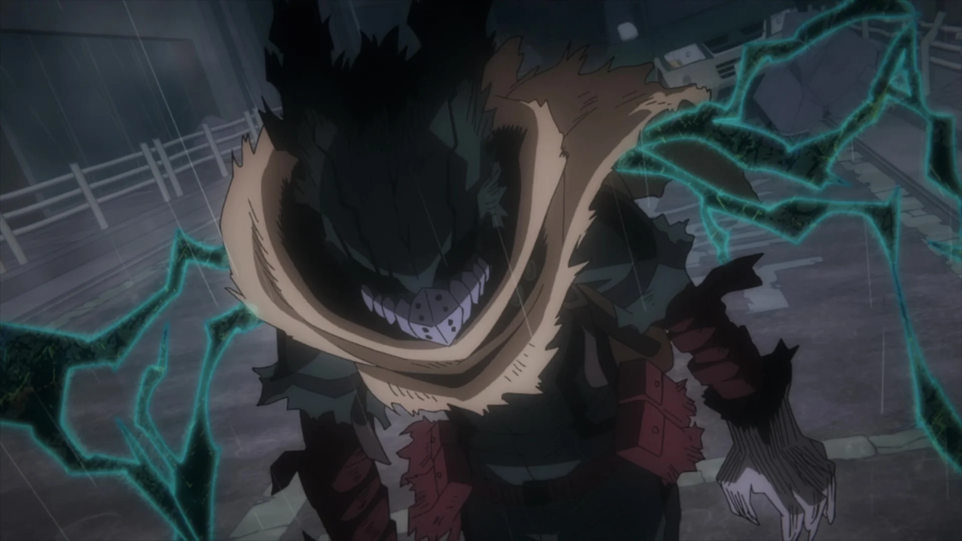 Deku (Daiki Yamashita) harnesses the power of One for All in My Hero Academia Season 6 Episode 22 "Friend" (2023), Studio Bones