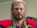 Thor (Chris Hemsworth) receives some bad news in Thor: Love and Thunder (2022), Marvel Entertainment