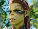 Lae'Zel (Devora Wilde) snaps at the player in Baldur's Gate 3 (2023), Larian Studios
