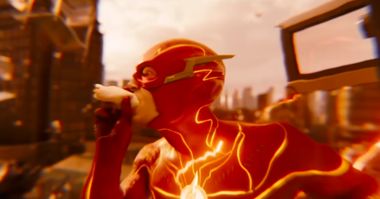 Flash eating burrito-2023