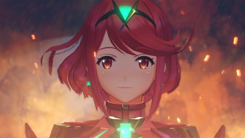 Pyra (Shino Shimoji) reveals herself in Xenoblade Chronicles 2: (2017), Nintendo