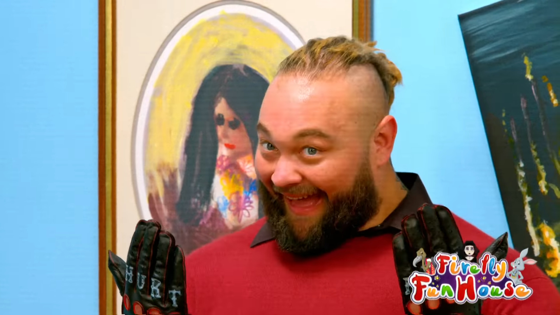 Bray Wyatt welcomes viewers to the latest episode of Firefly Funhouse