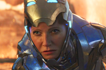 Pepper Potts (Gwenyth Paltrow) dons the Rescue armor in Avengers: Endgame (2019), Marvel Entertainment