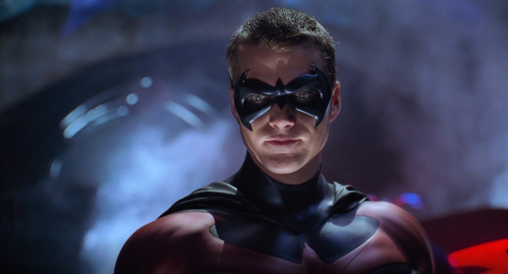 Chris O'Donnell as Robin in Batman & Robin (1997), Warner Bros. Pictures 