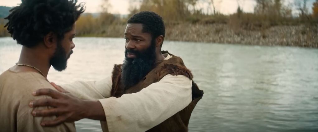 LaKeith Stanfield and David Oyelowo in The Book of Clarence (2023), Sony Pictures Entertainment