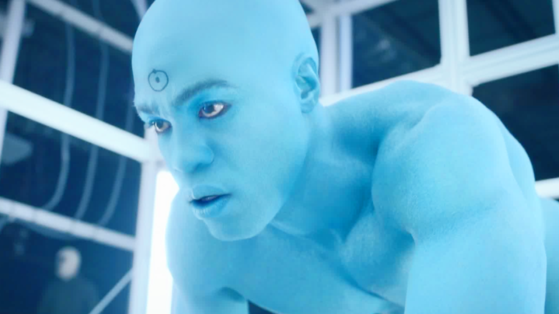 Doctor Manhattan (Yahya Abdul-Mateen II) is captured by The Kavalary in Watchmen Season 1 Episode 9 "See How They Fly" (2019), HBO