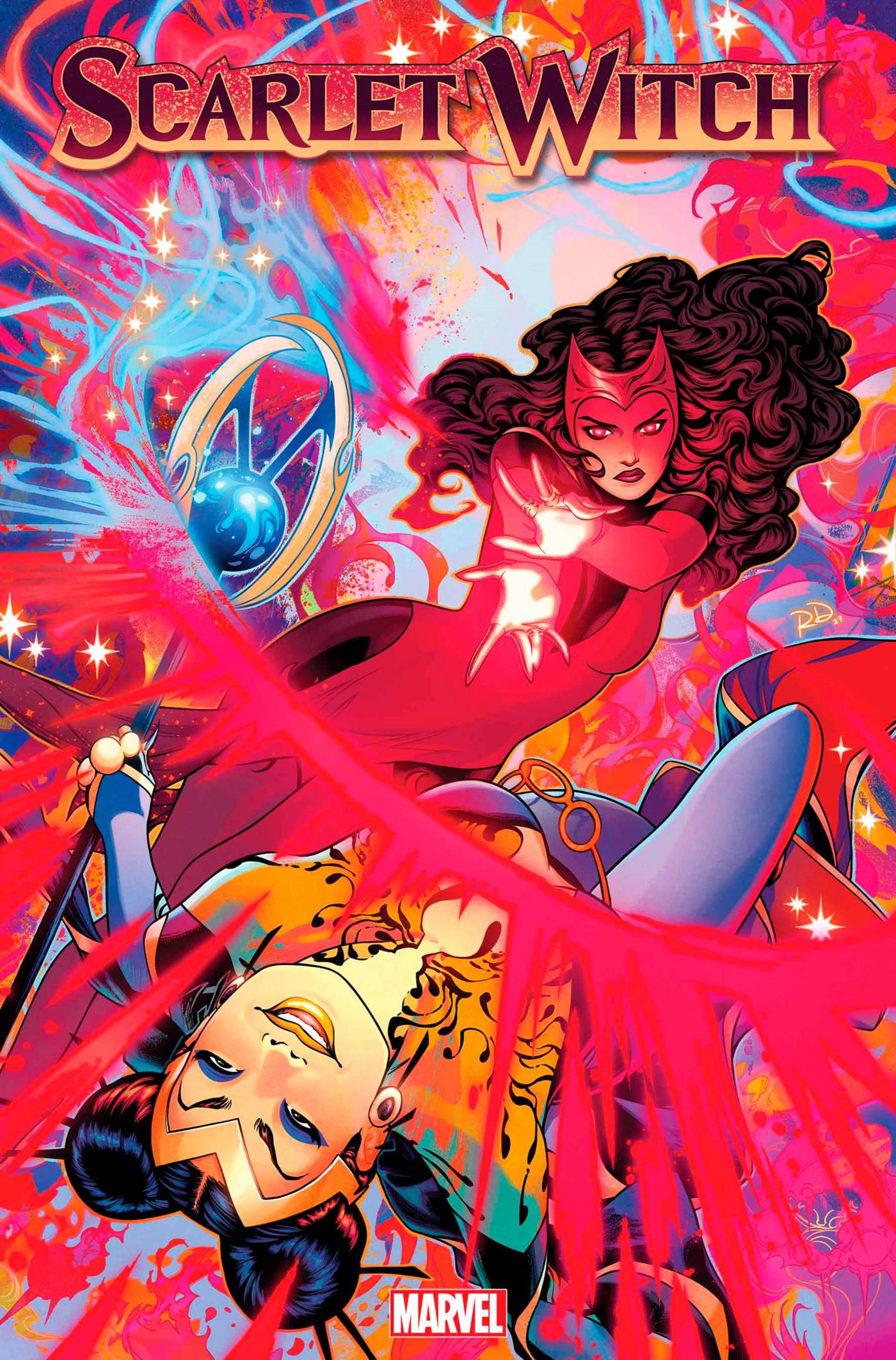 Arte da capa da Feiticeira Escarlate # 10 por Russell Dauterman (2023), Marvel Comics