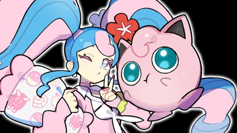 Crypton Future Media's Hatsune Miku with Pokemon's Jiggylypuff profile for Pokémon feat. Hatsune Miku Project VOLTAGE 18 Types/Songs by Megumi Mizutani