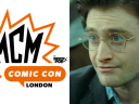 MCM London Comic-Con Official Logo / Harry Potter (Daniel Radcliffe) sees his son off to Hogwarts in Harry Potter and the Deathly Hallows - Part 2 (2010), Warner Bros. Pictures
