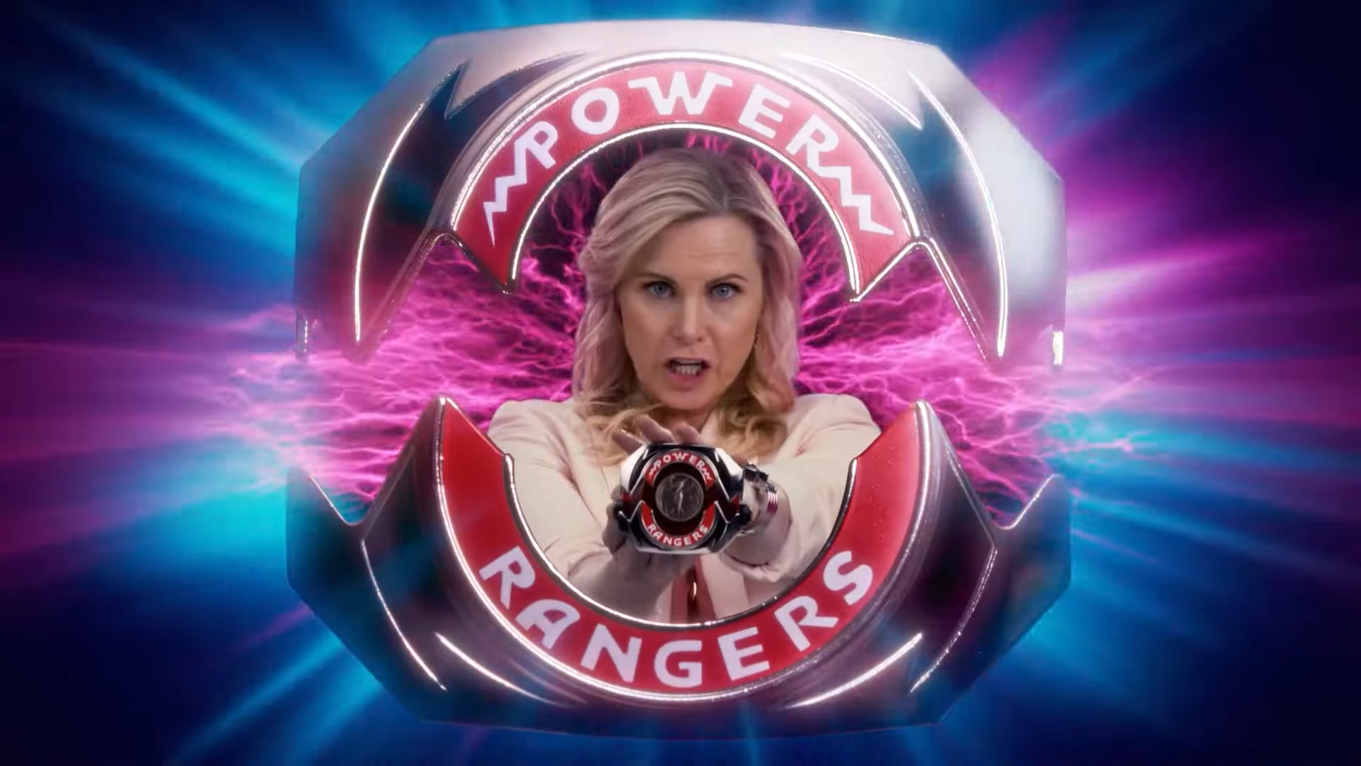 Kat (Catherine Sutherland) returns to her Pink roots in Mighty Morphin' Power Rangers: Once & Always (2023), Netflix
