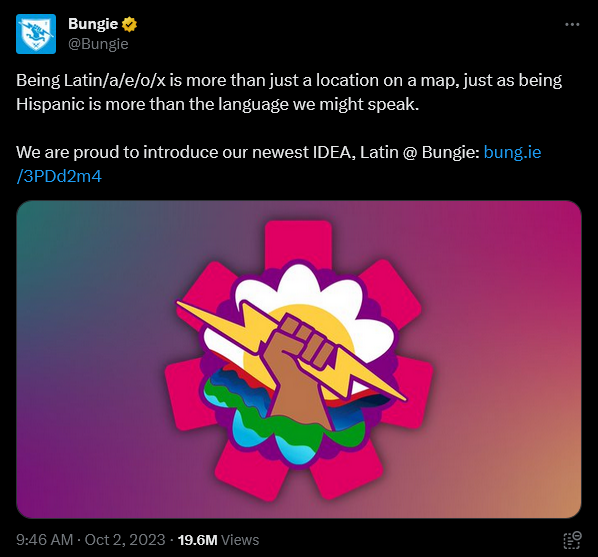 Fans criticize Bungie's attempt to use 'progressive language' when referring to Latin Americans