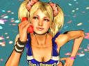 Juliet (Tara Strong) gets a phone call in Lollipop Chainsaw (2012), Kadokawa Games