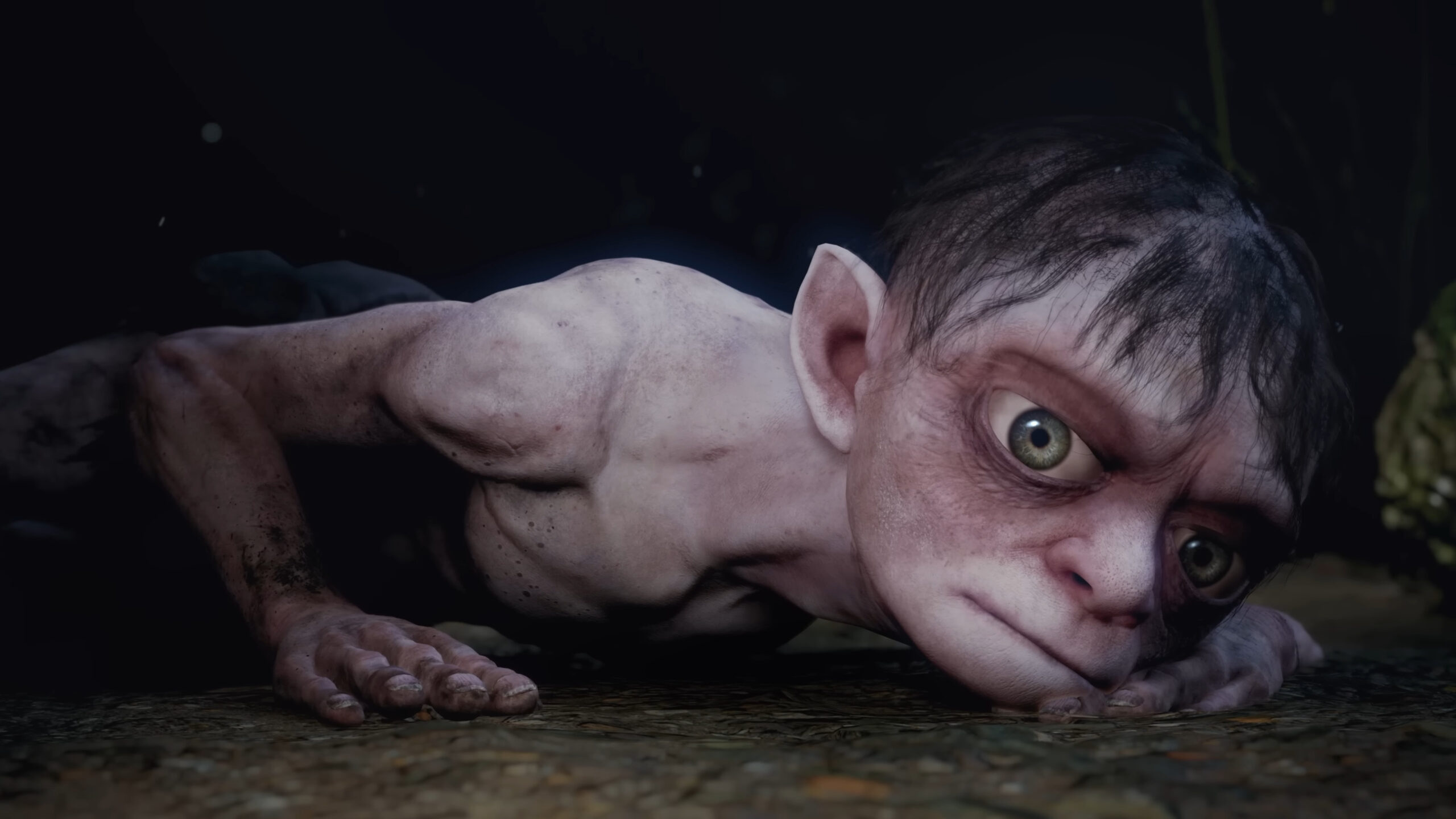 Gollum (Wayne Forester) awakens to a new adventure in The Lord of the Rings: Gollum (2023), Daedalic 