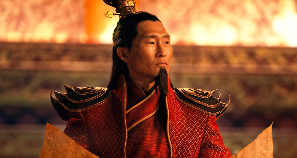 Avatar: The Last Airbender. Daniel Dae Kim as Ozai in season 1 of Avatar: The Last Airbender. Cr. Robert Falconer/Netflix © 2023