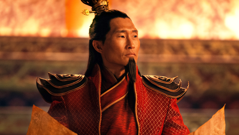 Avatar: The Last Airbender. Daniel Dae Kim as Ozai in season 1 of Avatar: The Last Airbender. Cr. Robert Falconer/Netflix © 2023