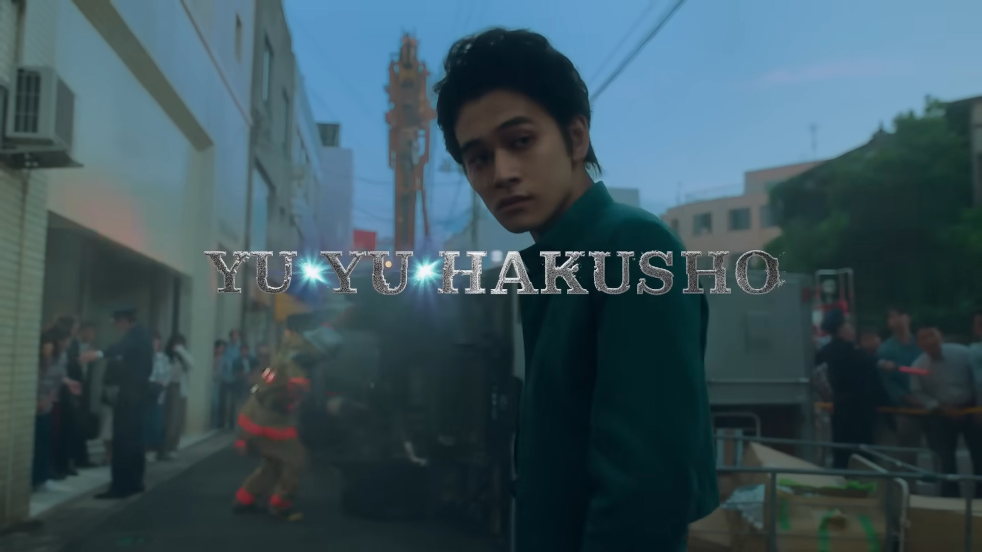 Yusuke Urameshi (Takumi Kitamura) pays no mind to the chaos around him in Yu Yu Hakusho (2023), Netflix