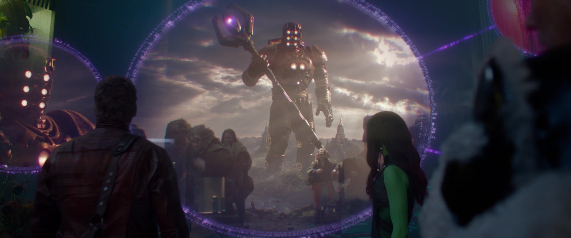 The titular team learns of the Celestials in Guardians of the Galaxy (2014), Marvel Studios