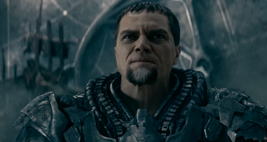 A purposeless General Zod (Michael Shannon) still has some fight left in him in Man of Steel (2013), Warner Bros. Pictures