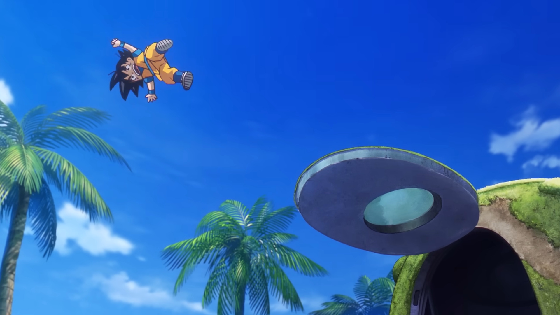 Goku (Masako Nozawa) floats on in Dragon Ball Daima (2024), Toei Animation