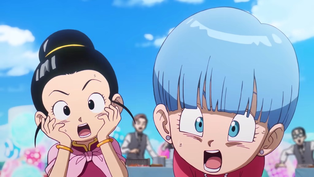 Chi-Chi (Naoko Watanabe) and Bulma (Hiromi Tsuru) have their dreams for youth taken overboard in Dragon Ball Daima (2024), Toei Animation