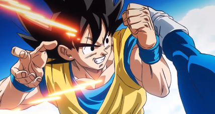 Goku (Masako Nozawa) blocks a blow from Vegeta (Ryō Horikawa) in Dragon Ball Daima (2024), Toei Animation