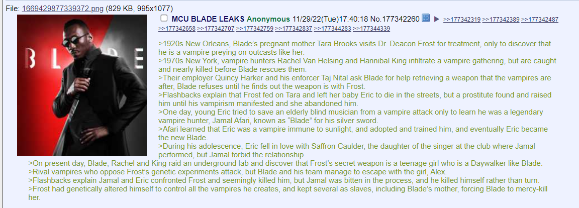 New Details About The Blade Script Revealed: Exclusive - The