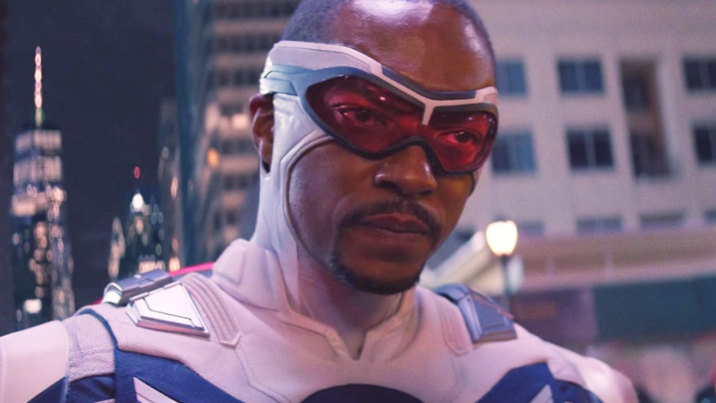 Sam Wilson (Anthony Mackie) calls on the American government to "do better" in The Falcon and the Winter Soldier Season 1 Episode 8 "One World, One People" (2023), Marvel Entertainment