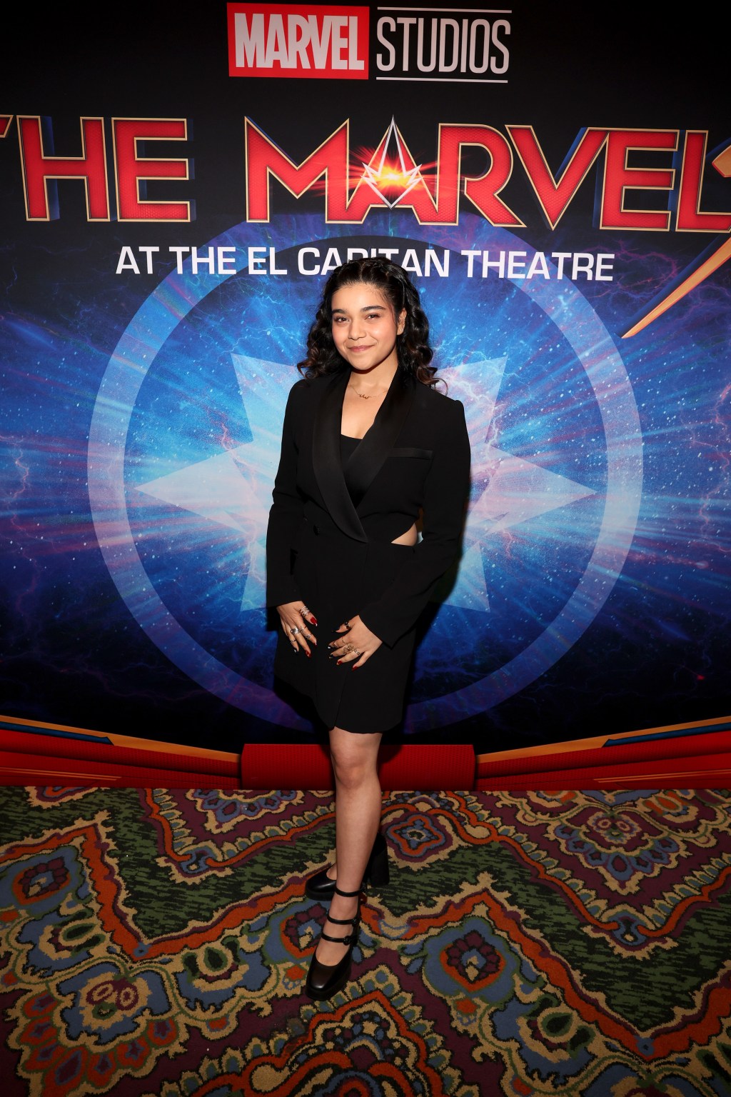 Ms. Marvel Actress Iman Vellani attends THE MARVELS Fan Screening