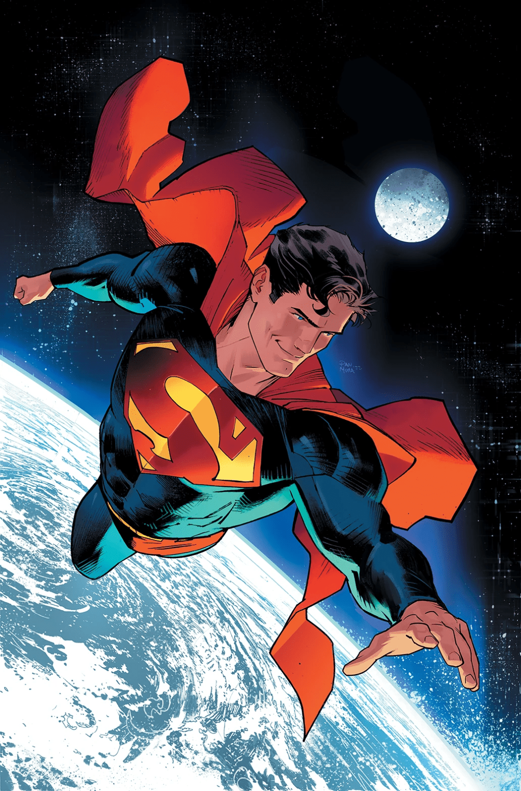 Clark Kent makes his way home on Dan Mora's cover to Superman: Kal-El Returns Special Vol. 1 #1 (2022), DC