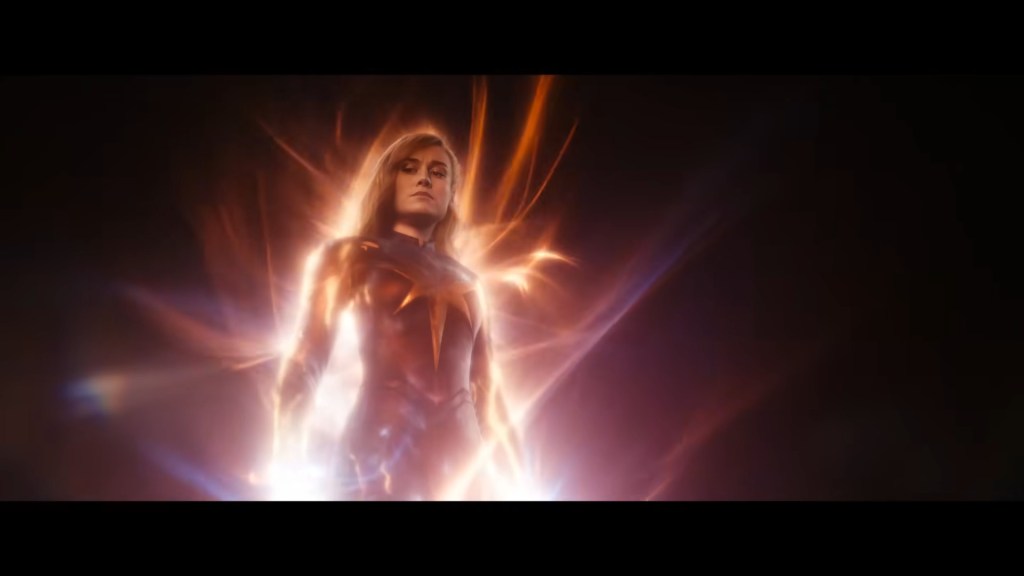 Captain Marvel (Brie Larson) taps into her Binary abilities in The Marvels (2023), Marvel Entertainment