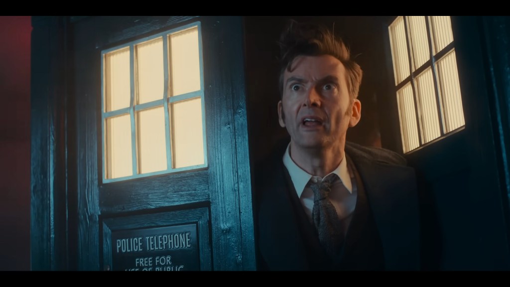 The Doctor (David Tennant) arrives at a rather pivotal moment in time in Doctor Who "Destination: Skaro" (2023), BBC