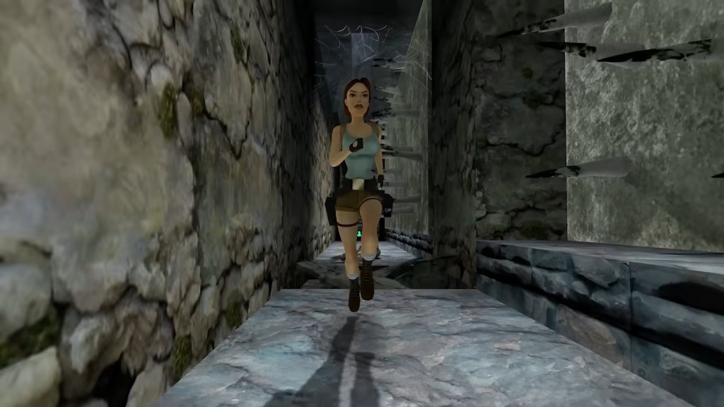 Lara Croft makes a break for it in Tombraider I-III Remastered (2023), Crystal Dynamics