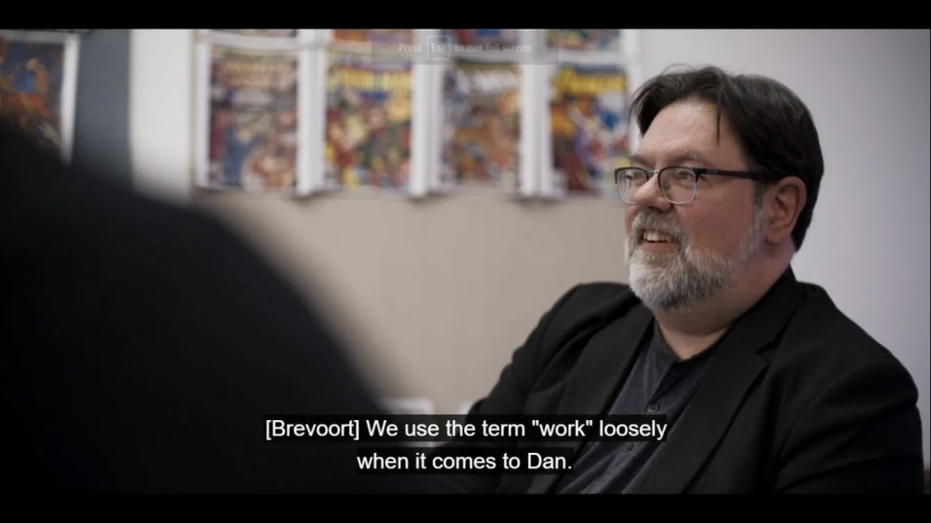 Tom Breevort reflects on Dan Slott's continued employment with the publisher in Marvel's 616 Season 1 Episode 7 "The Marvel Method" (2020), Marvel Entertainment