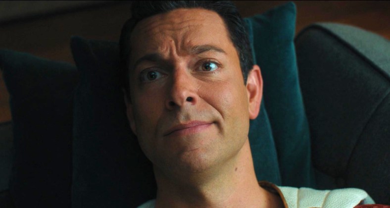 Billy (Zachary Levi) in hero form feels like an idiot in Shazam: Fury of the Gods (2023), Warner Bros. Pictures