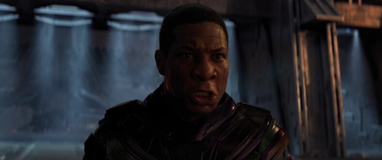 Kang the Conqueror (Jonathan Majors) lets his rage boil to the surface in Ant-Man and the Wasp: Quantumania (2023), Marvel Entertainment