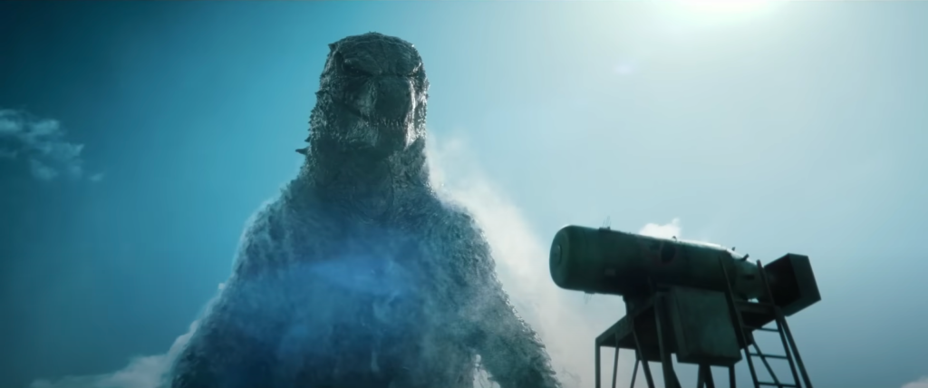 Godzilla comes ashore to take the bait of an H-Bomb in Monarch: Legacy of Monsters (2023), Apple TV+